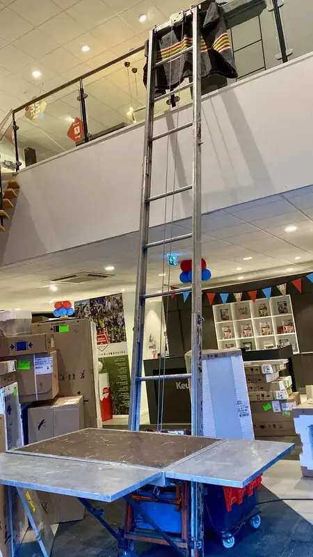 Verhuislift in centrum Ridderkerk