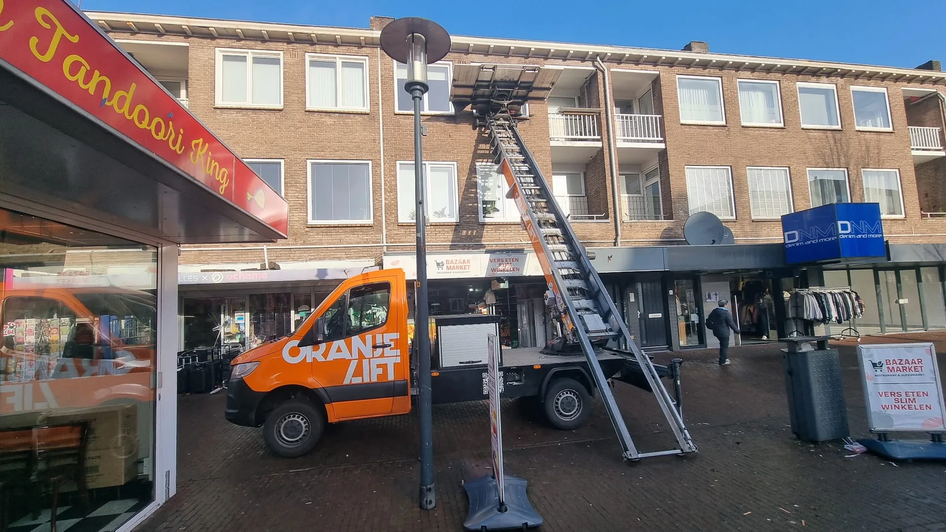 Ladderlift in winkelgebied Amersfoort